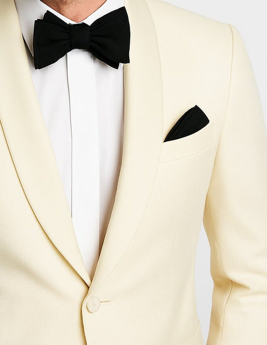 DAPPER ESSENTIALS - Black Silk Pocket Square - Classic Elegance