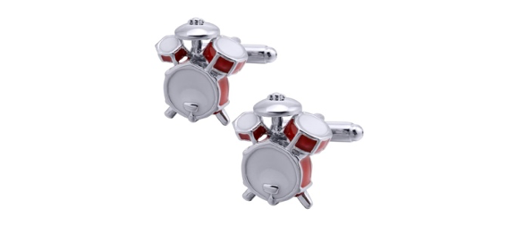 Red Drum Kit Cufflinks