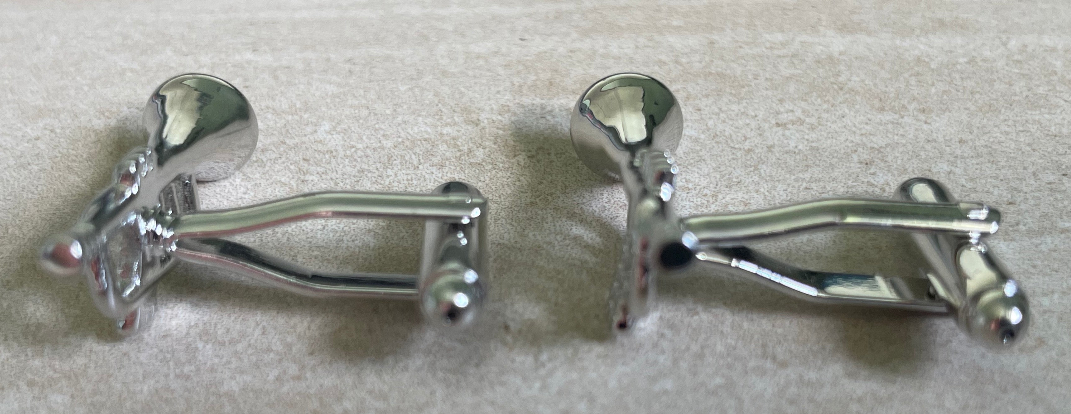 Silver Trumpet Cufflinks