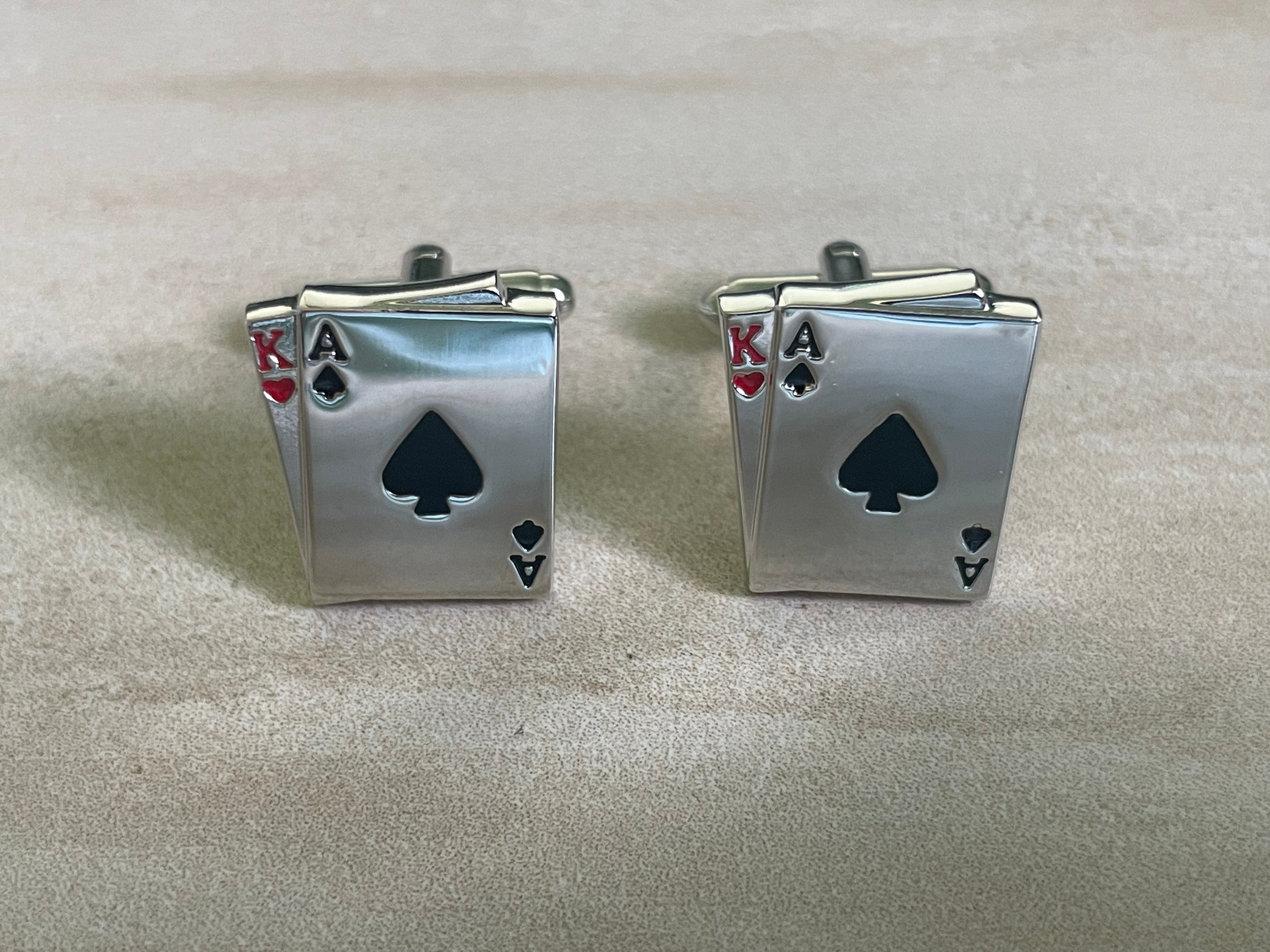 Ace and King Cards Cufflinks