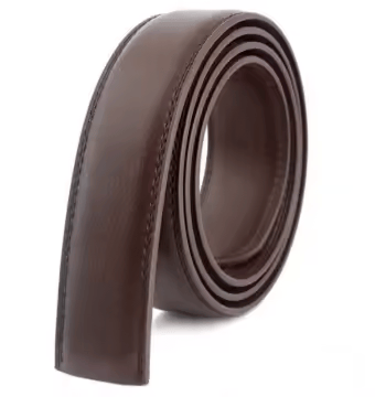 Brown leather belt